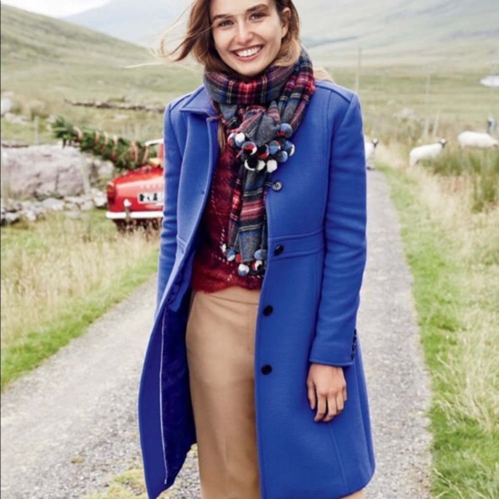 J. Crew Blue Coat